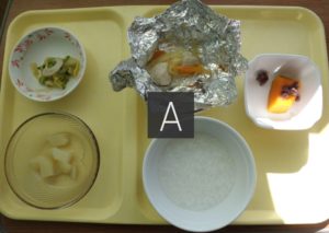 胃がん手術後14日目の昼食画像