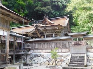 大矢田神社もみじ谷　本殿　美濃市