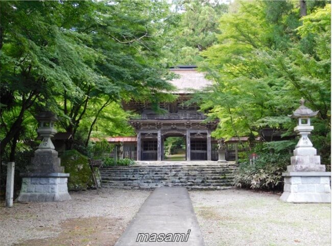 大矢田神社もみじ谷　美濃市　楼門(ろうもん)